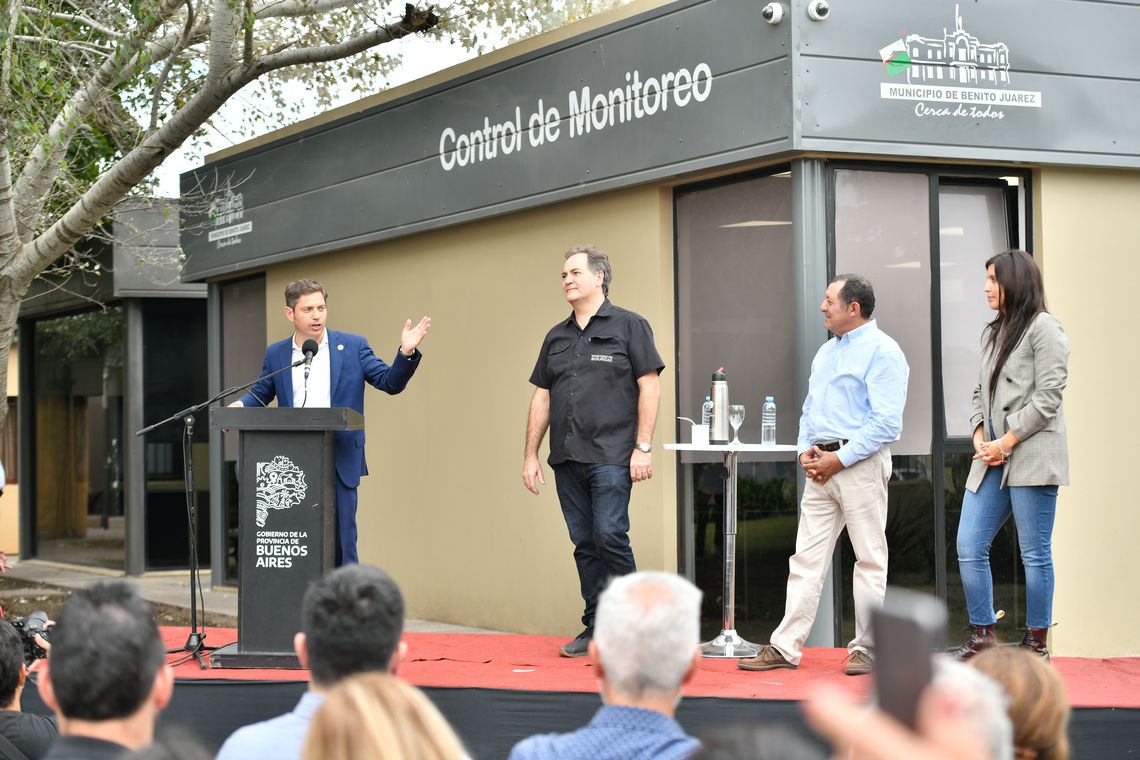 Benito Juárez: Se inauguró la ampliación de la sala de monitoreo