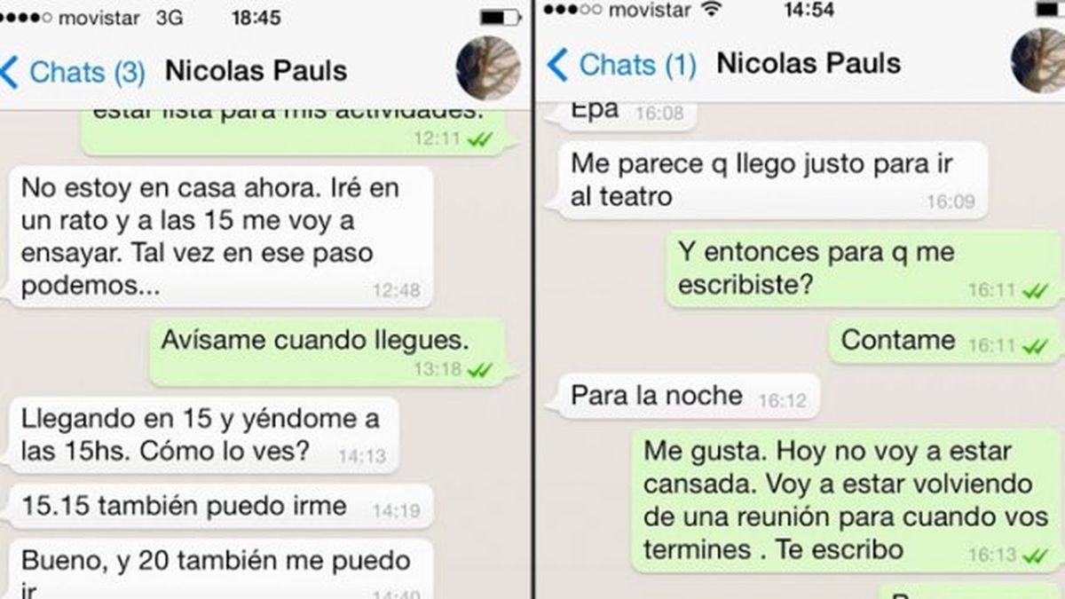 Nicolás Pauls y Nieves Jaller: chats hot confirman romance