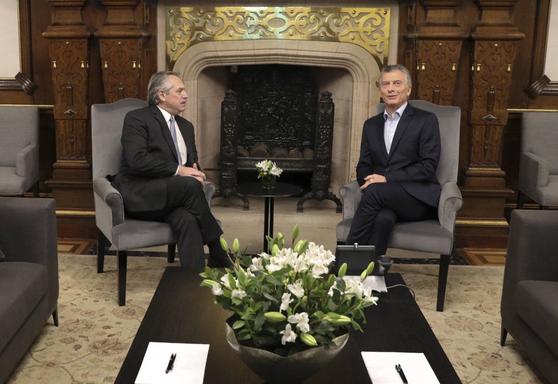 Alberto Fernández y Mauricio Macri mantuvieron un encuentro que se prolongó una hora.
