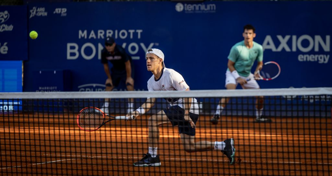 Sebastián Báez y Facundo Bagnis le ganaron a Diego Schwartzman y Dominic Thiem