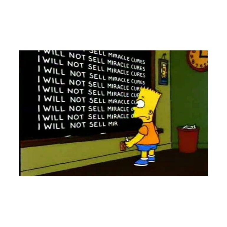Cada frase que Bart Simpson escribe en el pizarrón es diferente