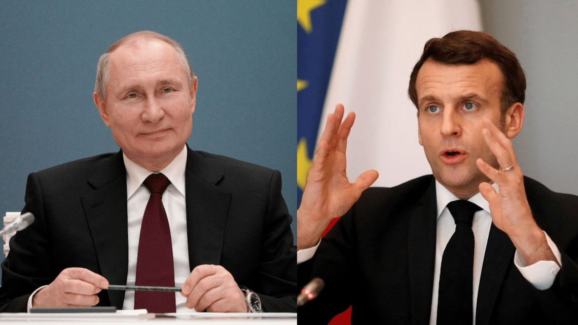 El presidente ruso afirmó a su homólogo francés