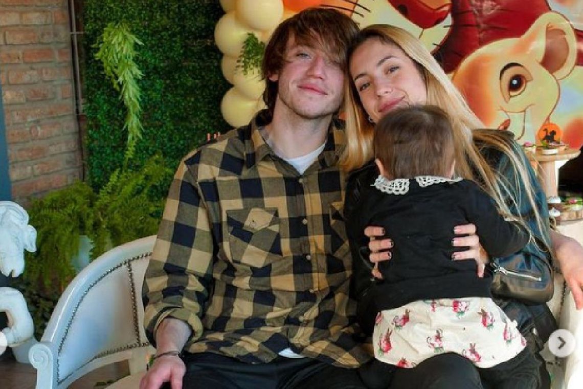 Paulo Londra, Rocío Moreno y su hija Isabela
