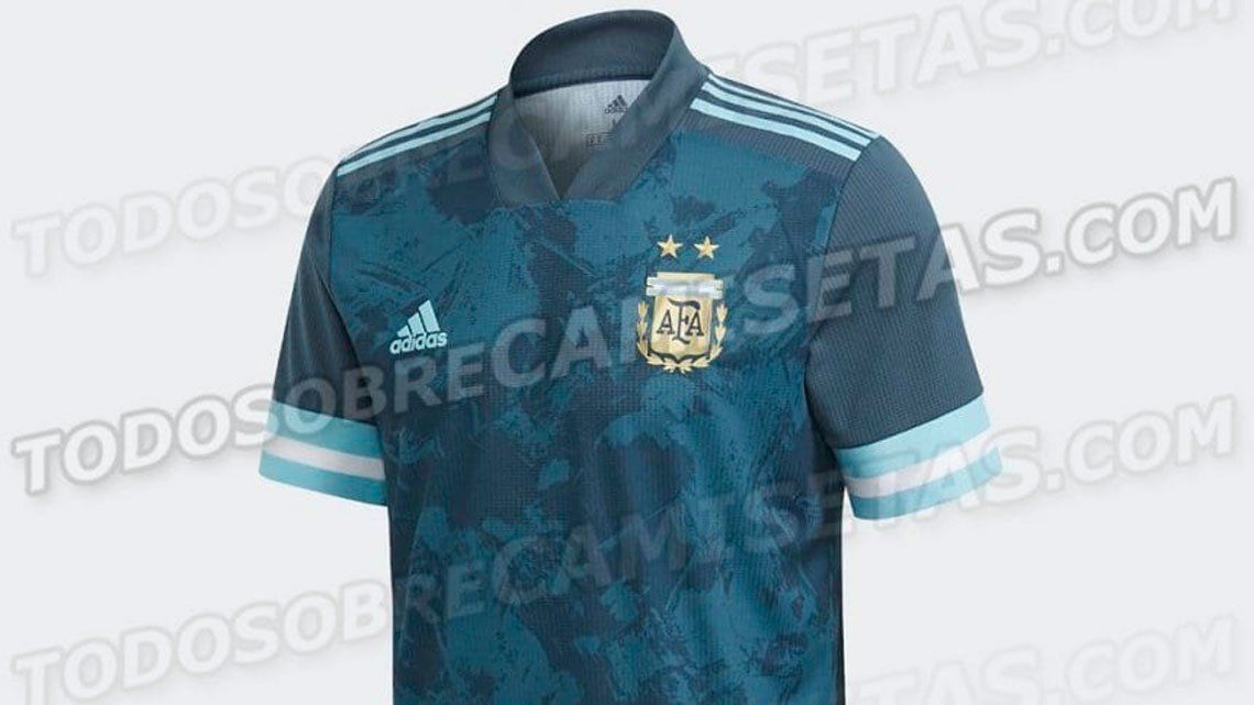 Se filtró en las redes sociales la nueva camiseta alternativa de la Selección Argentina