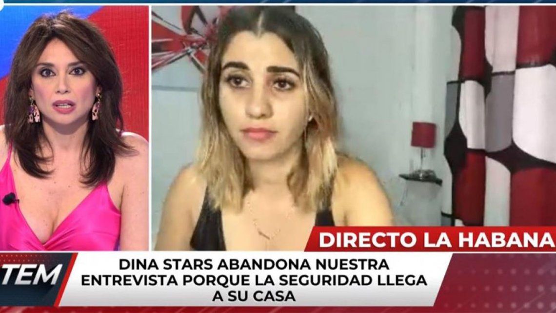 Detienen a youtuber cubana durante una entrevista en vivo.