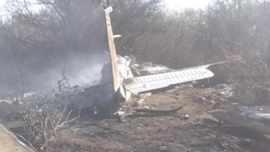 El accidente aéreo de la avioneta en San Luis.