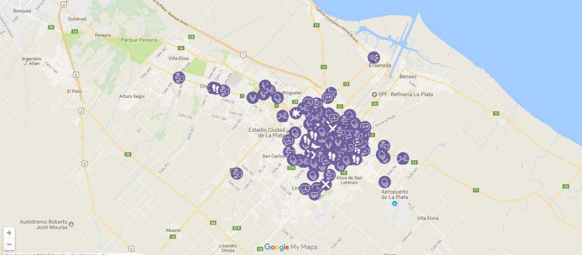 La Plata: arman un mapa interactivo de casos de abuso y acoso sexual