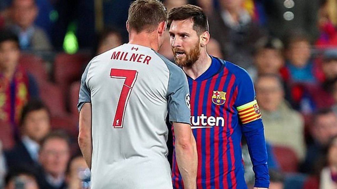 James Milner: Messi te hace ver como un estúpido en la cancha