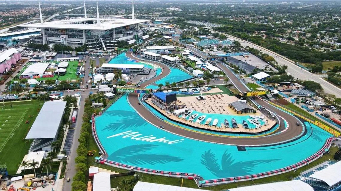 La competencia se disputará en el circuito callejero de Miami. La competencia se disputará en el circuito callejero de Miami.