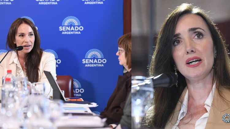 Villarruel mantuvo una reunión con la jueza María Verónica Michelli en su despacho de la Presidencia del Senado.