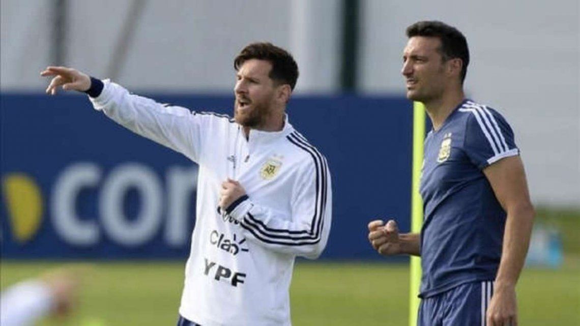 Messi y Scaloni se reencontrarán en Ezeiza.