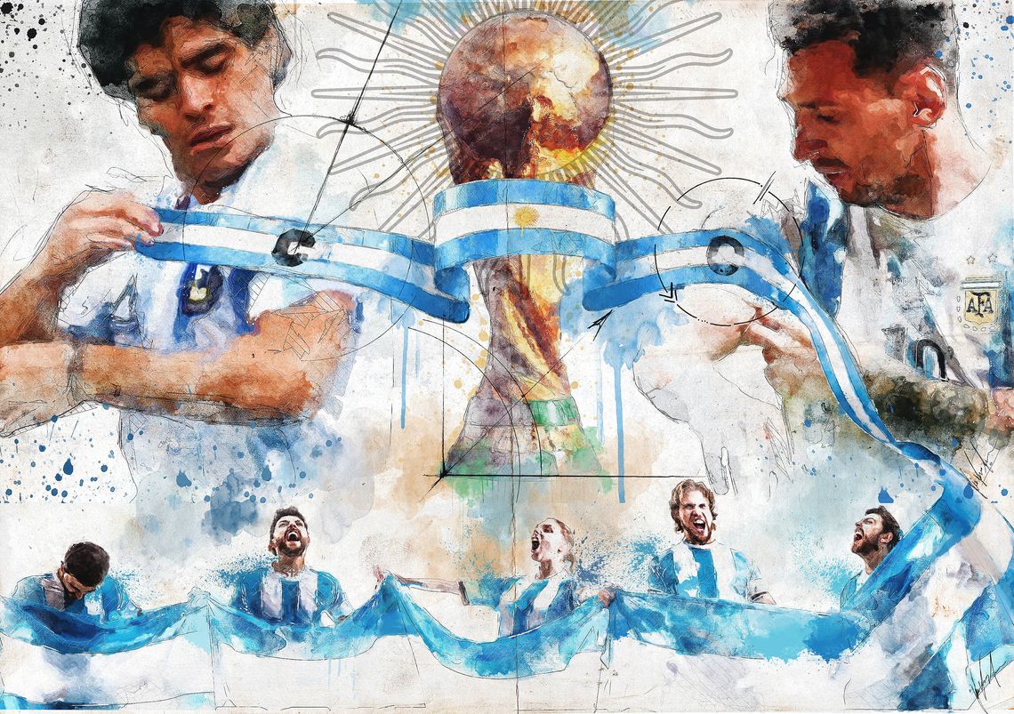 Un salteño ganó un concurso de arte organizado por la FIFA y viaja a Qatar