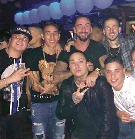 Centurión fue al cumple de Pipa Benedetto en un boliche, tras la derrota de Racing