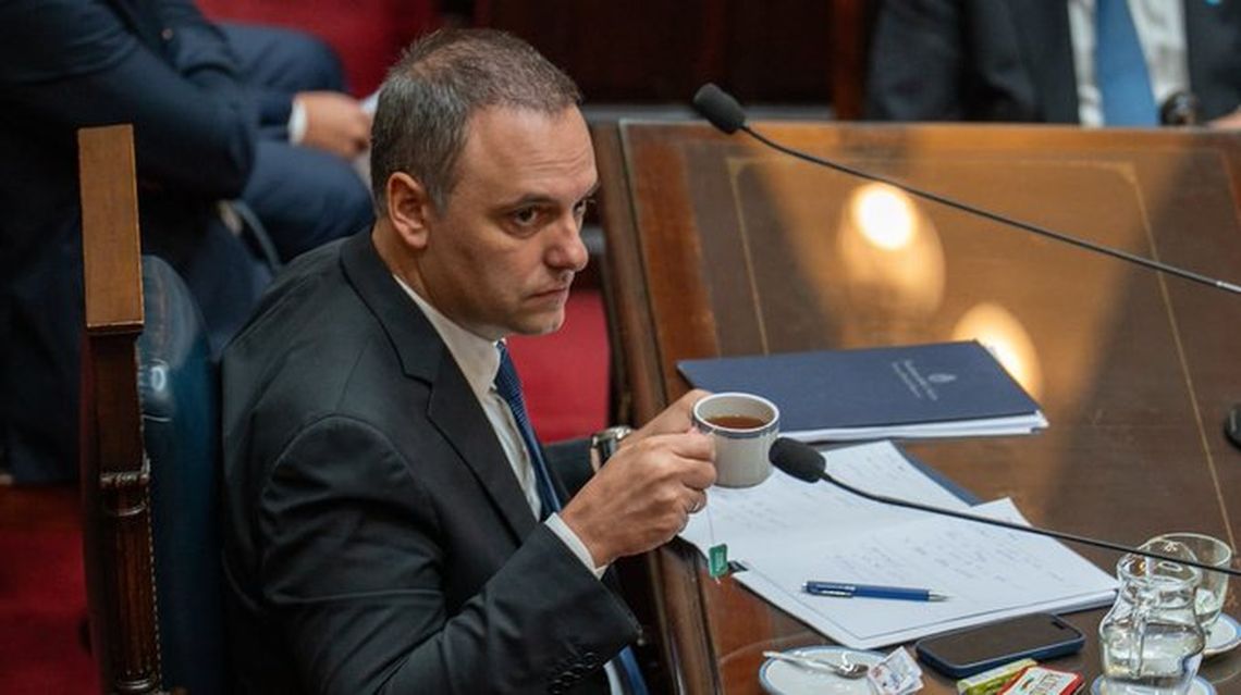 Manuel Adorni en Diputados. 