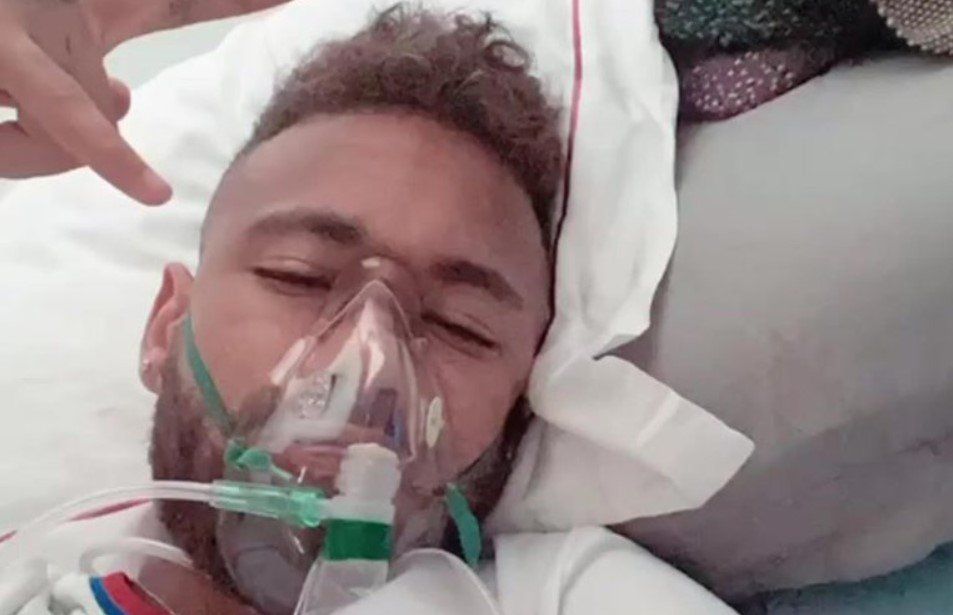 Neymar utilizó un respirador y encendió las alarmas antes de la final de la Champions