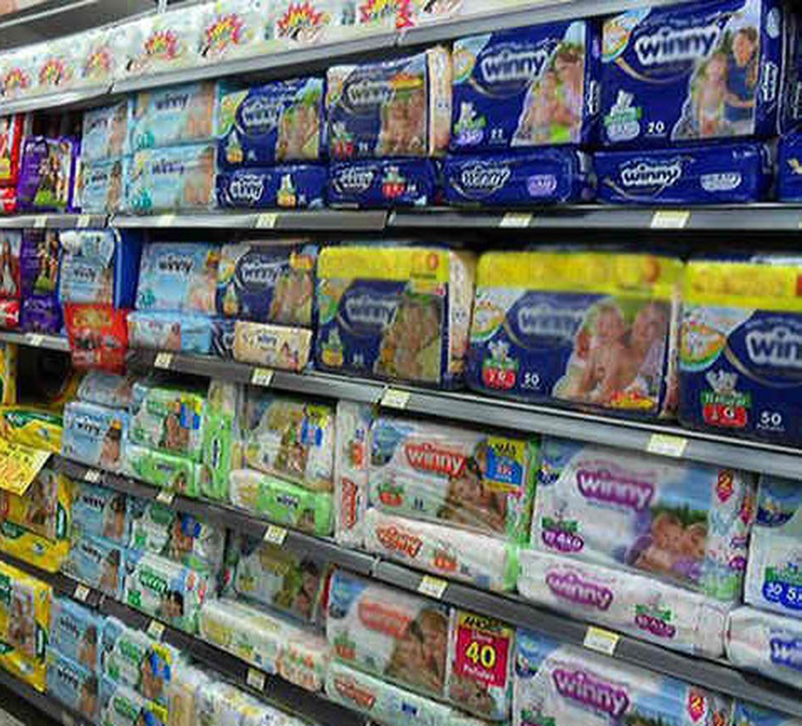 Un paquete de pañales de 50 unidades llega a superar los 30 mil pesos.