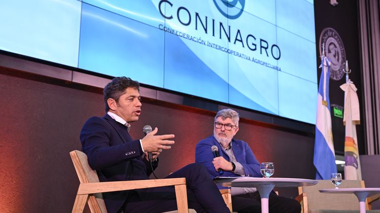 Kicillof reafirmó su apoyo a las cooperativas en el 8º Congreso Internacional de CONINAGRO