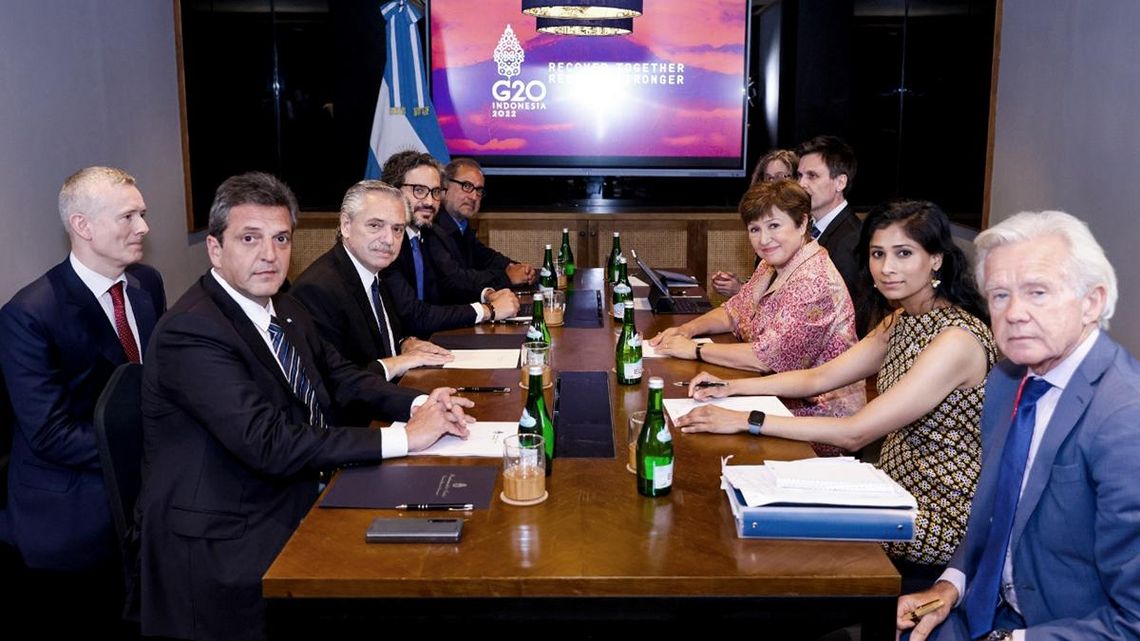 Alberto Fernández se reunió con la directora del FMI