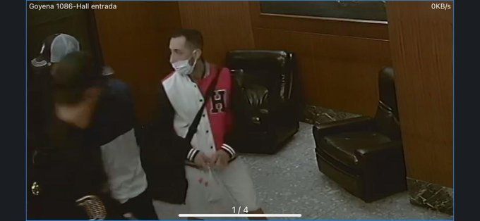 Los ladrones ingresaron al departamento de Caballito a cara descubierta.