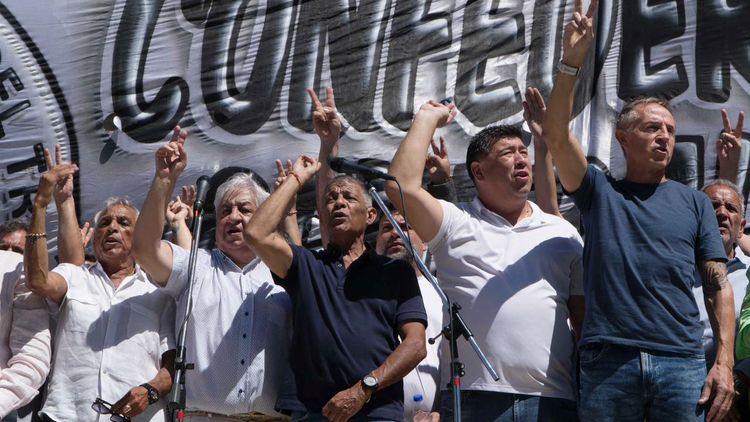 Los principales dirigentes de la CGT marcharon a Tribunales.
