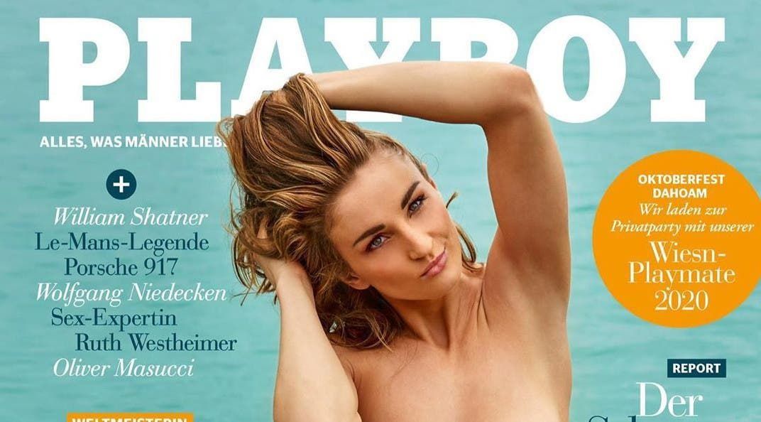 Elena Krawzow, nadadora paralímpica alemana, es tapa de Playboy