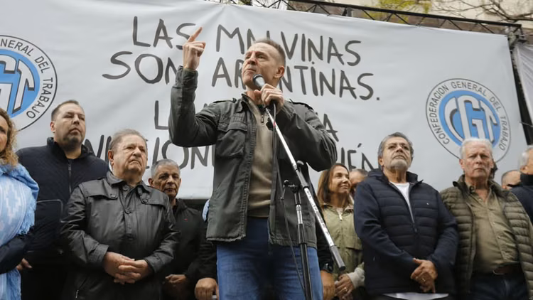 La CGT marcho al Centro porteño.&nbsp;
