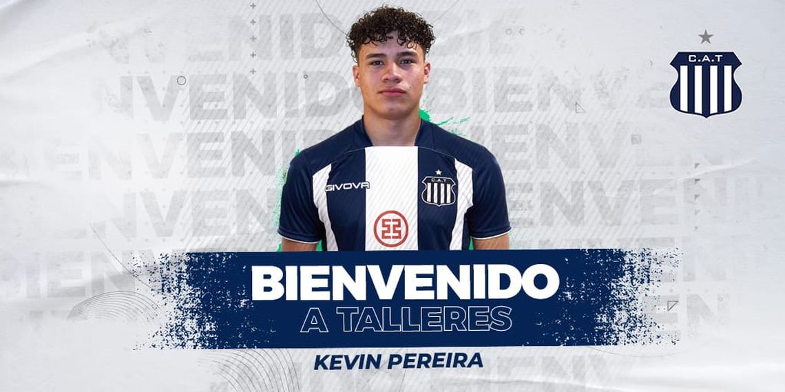 El juvenil paraguayo Kevin pereira jugará en Talleres