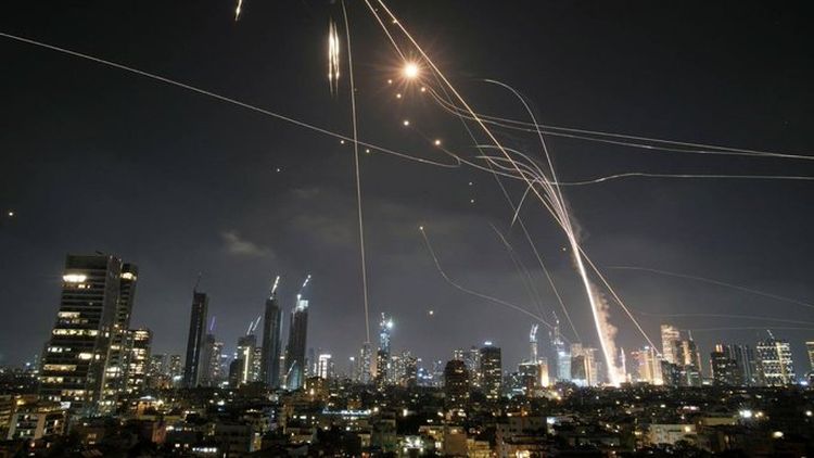 El ataque de Irán a Israel. 