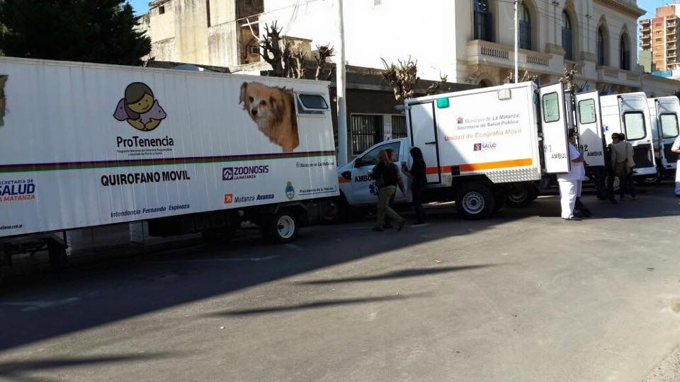Quirófano móvil para mascotas recorre los barrios de La Matanza