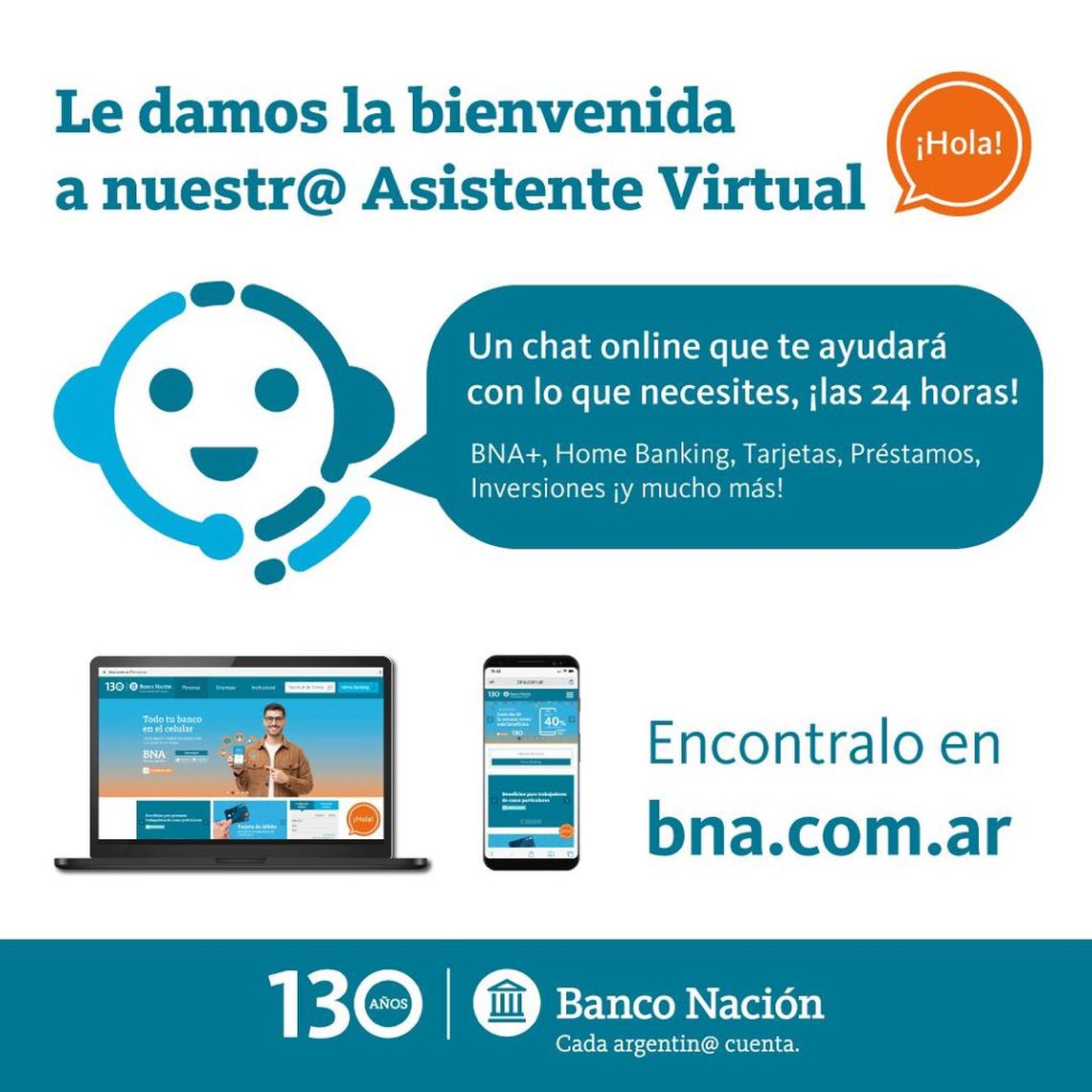 Cómo funciona el asistente virtual presentado por Banco nación para asesorar en temas de finanzas personales