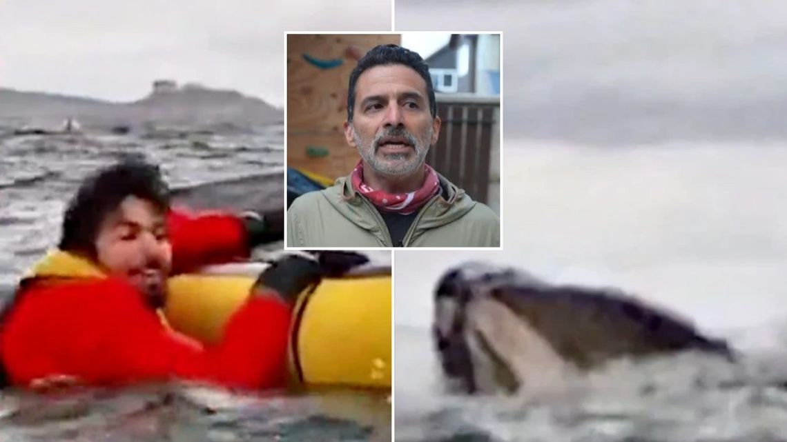 Adrián Simancas y su papá, Dell Simancas, vvieron una experiencia aterradora en el Estrecho de Magallanes