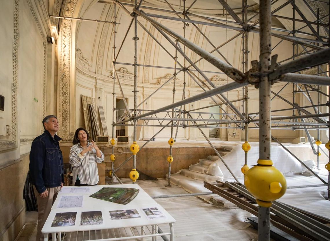 El jefe de Gobierno, Jorge Macri, supervisa los trabajos. El jefe de Gobierno, Jorge Macri, supervisa los trabajos.