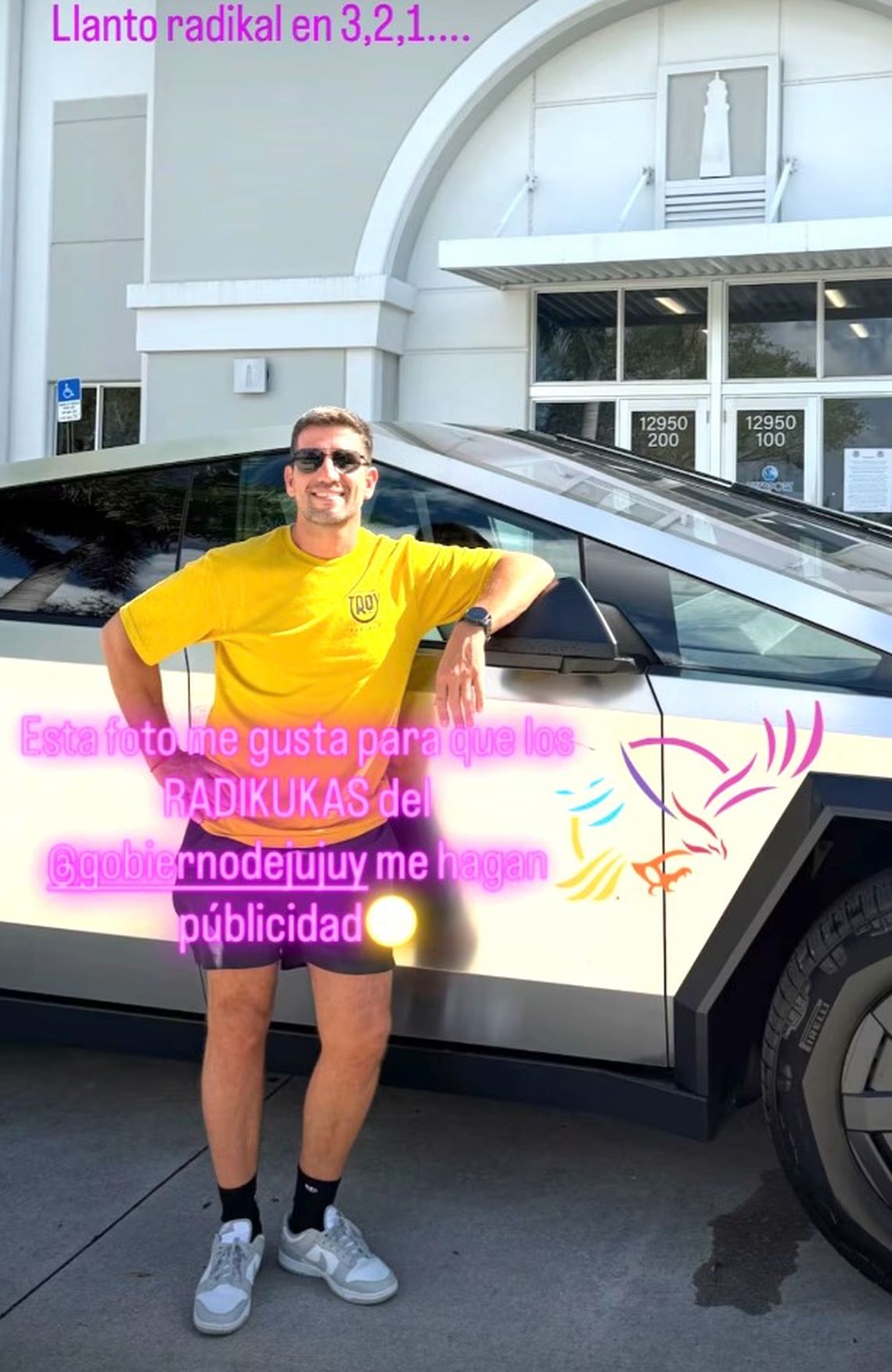 El diputado jujeño reivindicó el vehículo como parte de la “batalla cultural” libertaria. El diputado jujeño reivindicó el vehículo como parte de la “batalla cultural” libertaria.