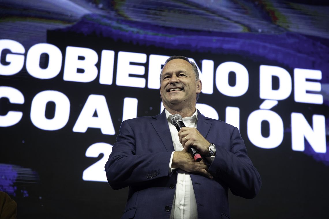 Álvaro Delgado, el aspirante a la presidencia uruguaya por el Partido Nacional.