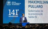 El gobernador de Santa Fe, Maximiliano Pullaro, hizo críticas al gobierno de Milei por los vetos en el Congreso.
