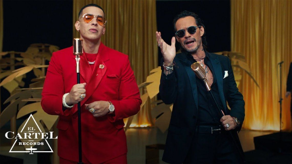 Daddy Yankee se dio el gusto de cantar salsa con Marc Anthony 