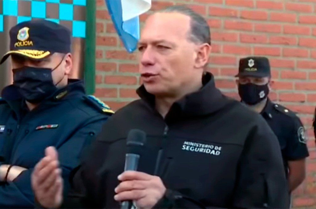 El ministro de Seguridad bonaerense Sergio Berni se mostró a favor de acabar con las discusiones políticas y dar soluciones a la gente. Captura.