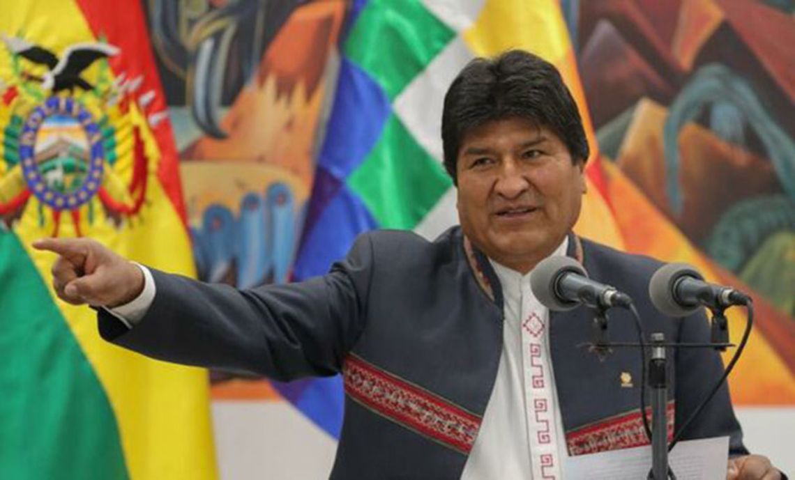 Evo Morales en Avellaneda el domingo 22 de enero