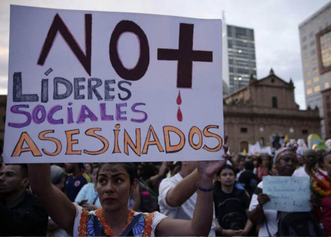 Nuevas muertes de líderes sociales en Colombia