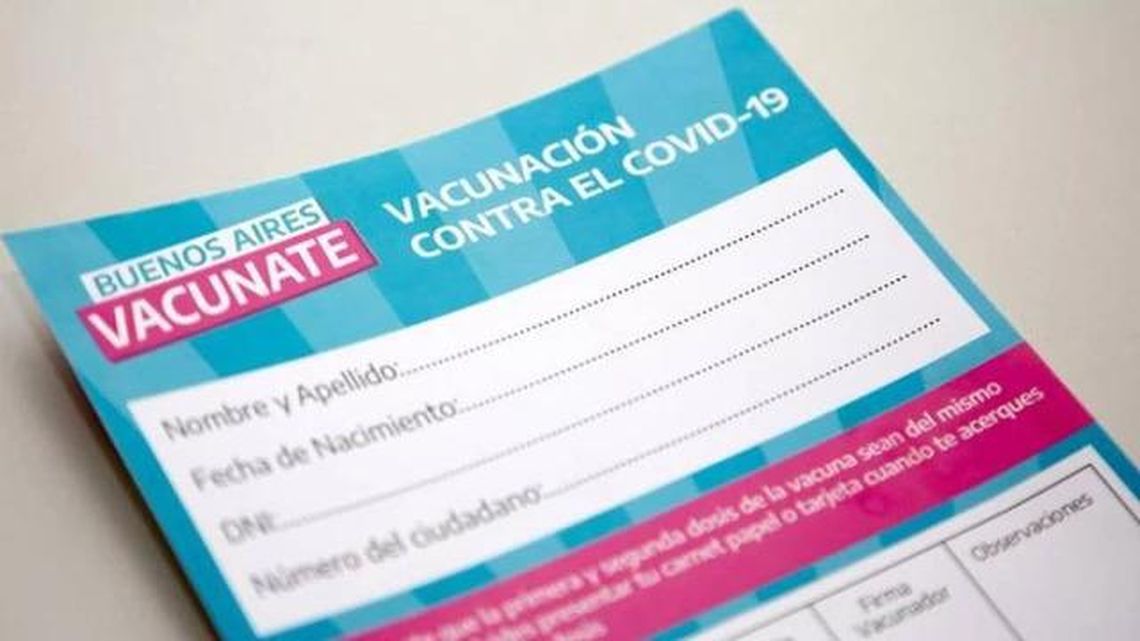 Imprimían certificados de vacunación truchos en provincia de Buenos Aires