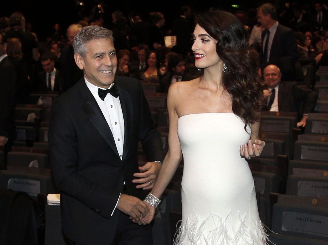 George Clooney fue papá por partida doble