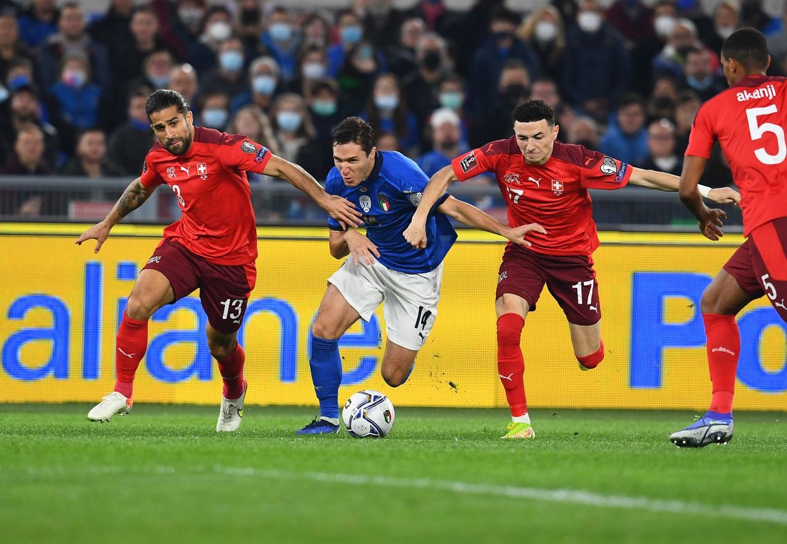 Italia y Suiza igualaron 1-1 en Roma