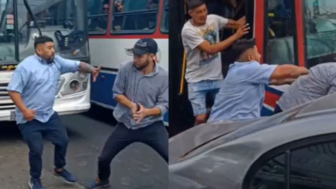 Un chofer de colectivo y un automovilista protagonizaron este miércoles una pelea callejera.
