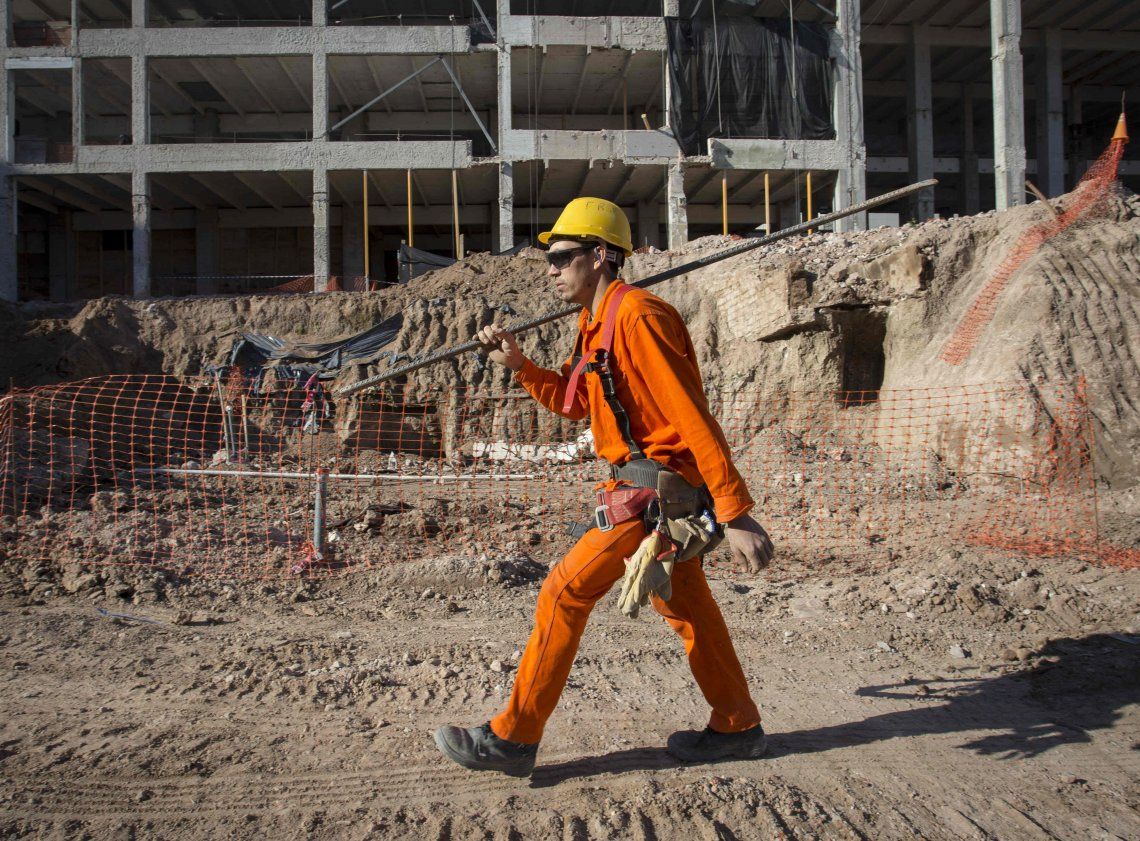 El empleo formal en la industria de la construcción cayó 3,9% durante 2019
