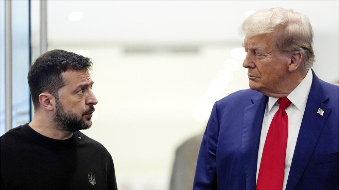 Volodimir Zelensky y Donald Trump