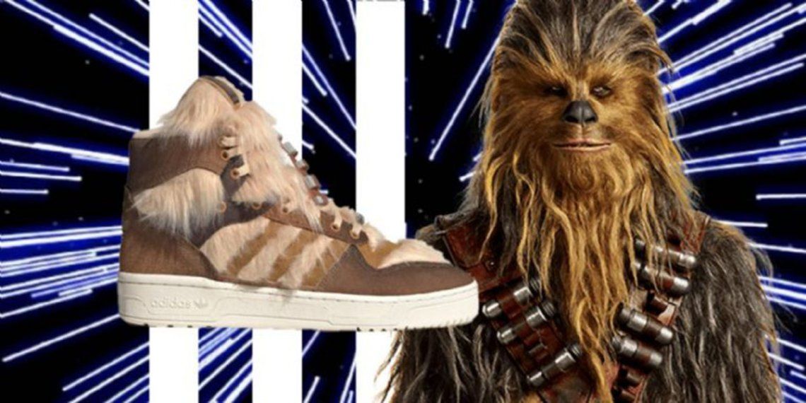 Sacan a la venta zapatillas inspiradas en Chewbacca a 40 años del estreno de El imperio contraataque
