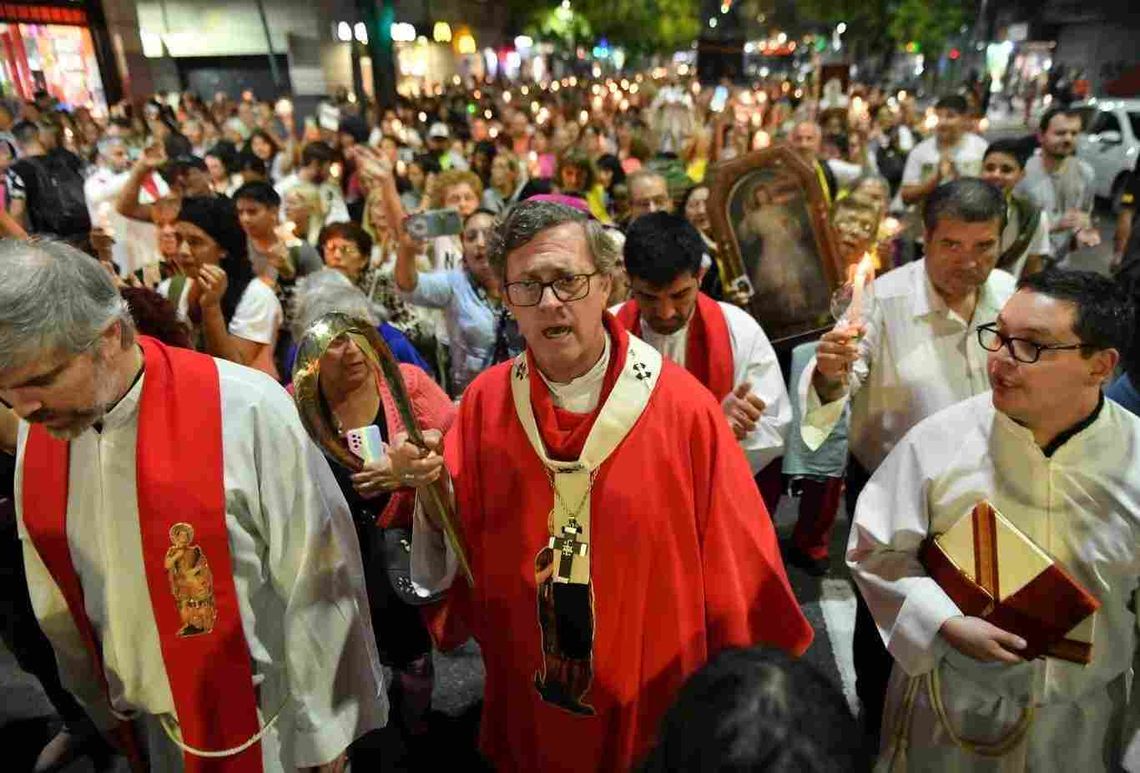 Jorge García Cuerva en la celebración de San Expedito