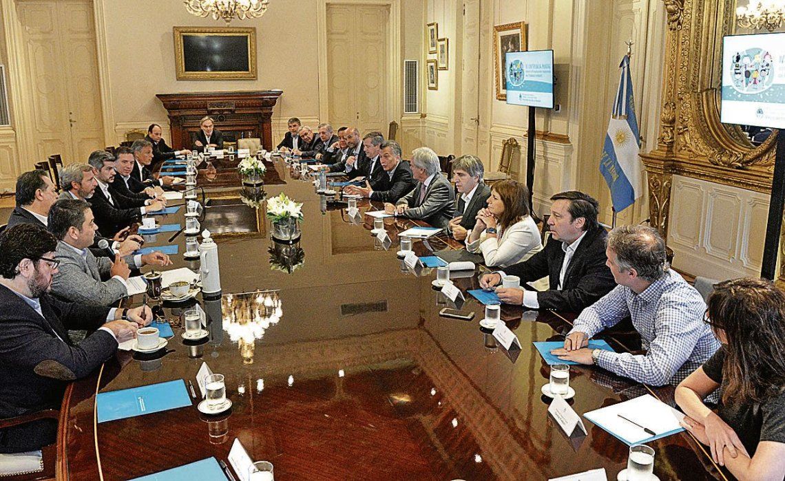 Macri encabezó la primera reunión de gabinete de 2018