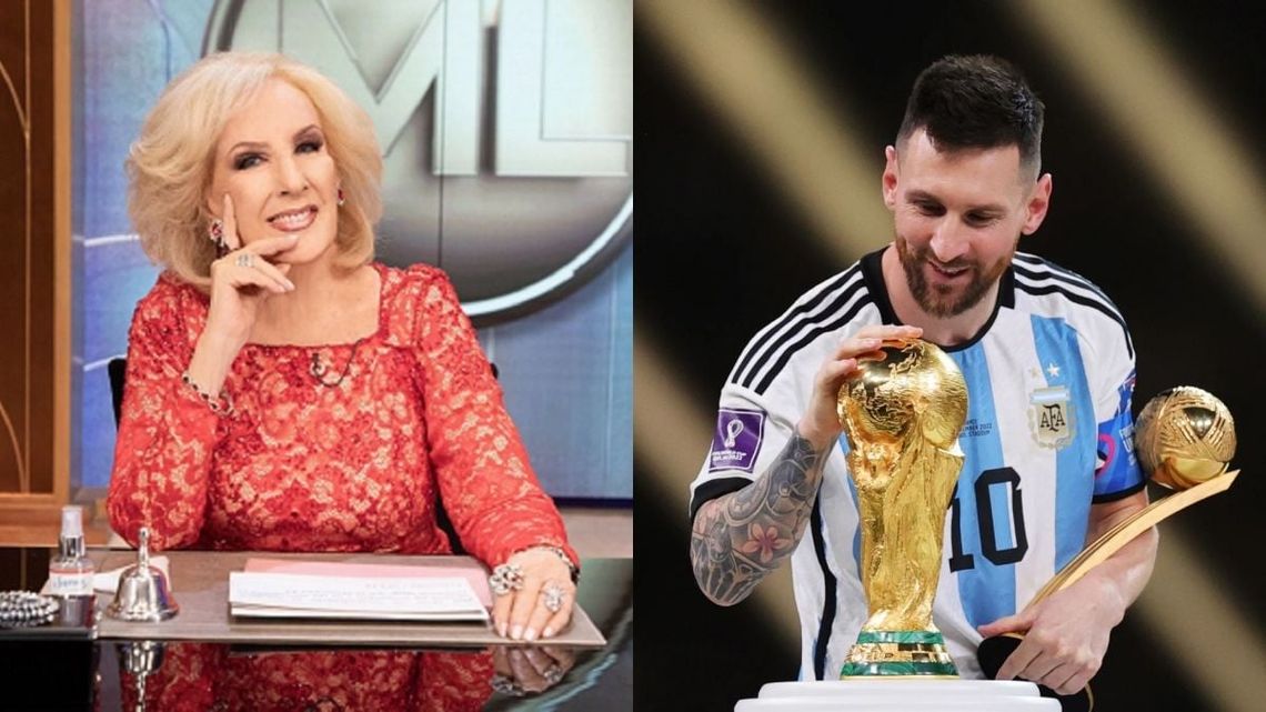Mirtha Legrand subastó una camiseta de Lionel Messi por 11 millones de pesos.