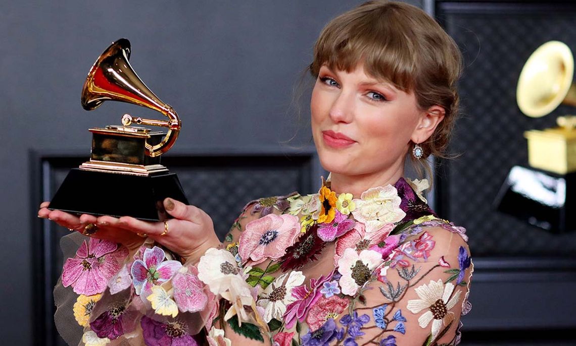 Taylor Swift ganadora de 11 Grammys